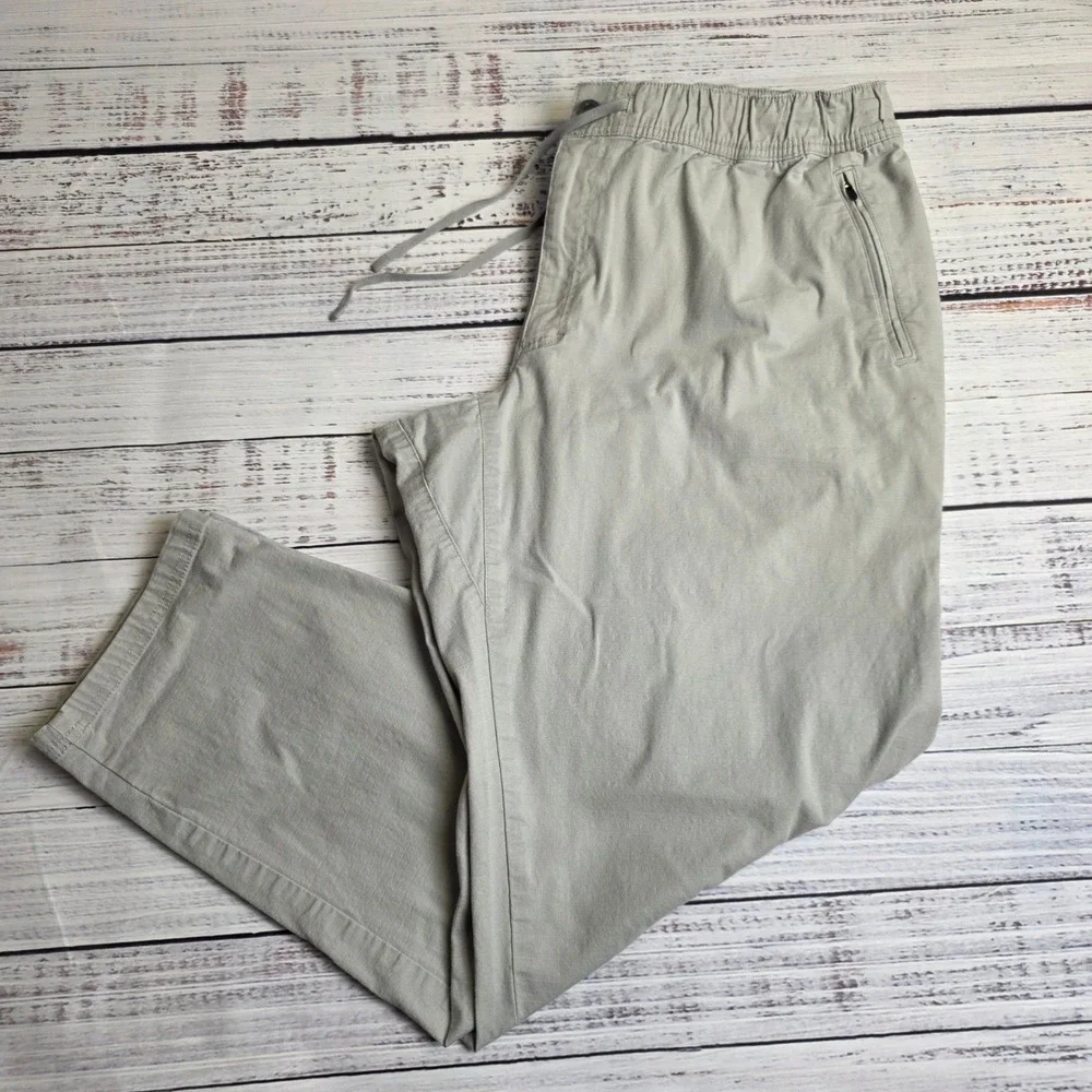 LL Bean Mens XXL 32 Inseam Explorer Ripstop Cargo Pants Khaki Comfort 513220